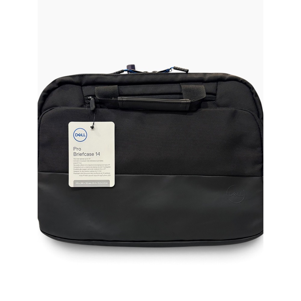 Dell Pro Briefcase 14 Black Laptop Carrying Case Bag PO1420C Fits up to 14in
